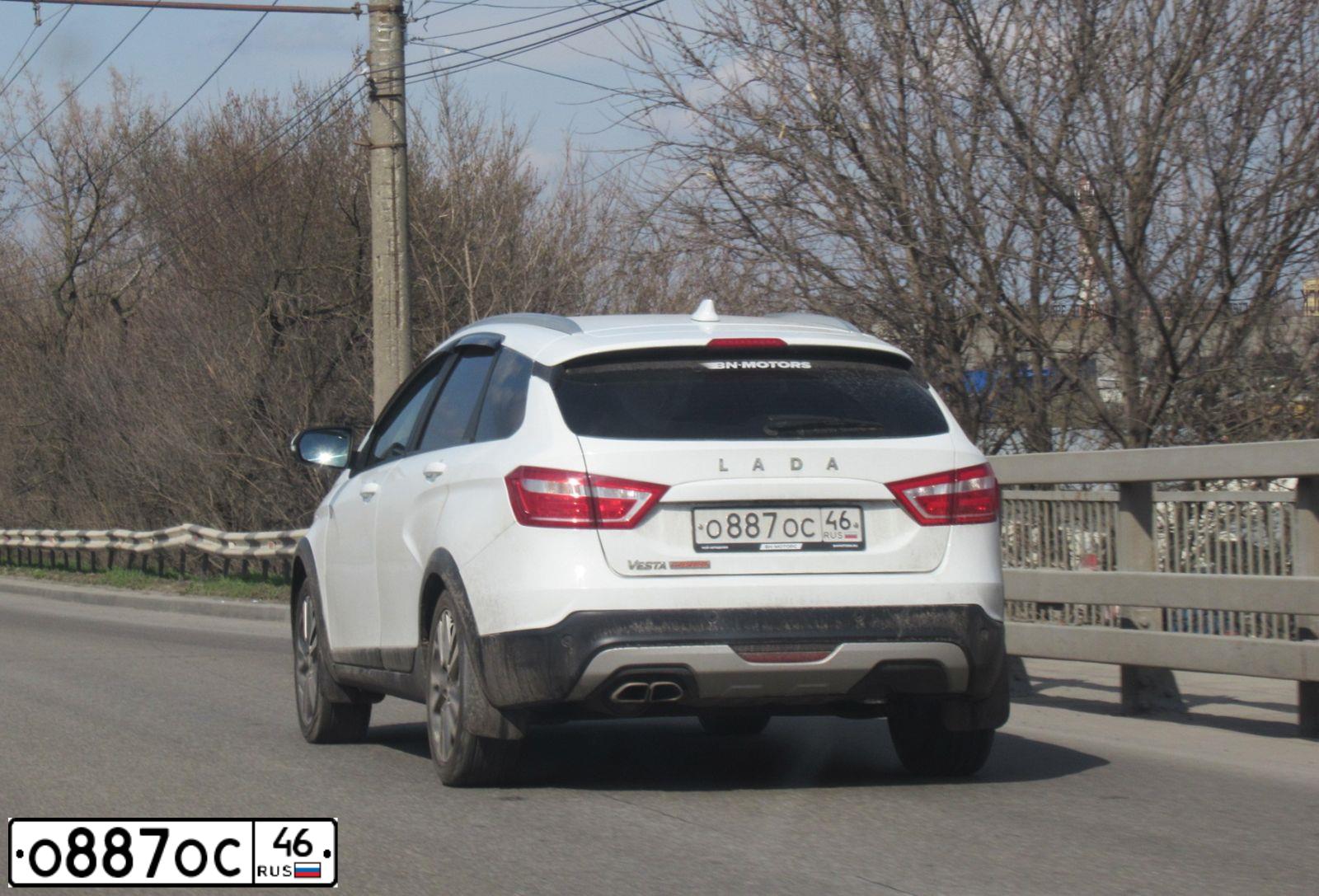 Фото автомобиля LADA VESTA, 2018 — госномер О887ОС46