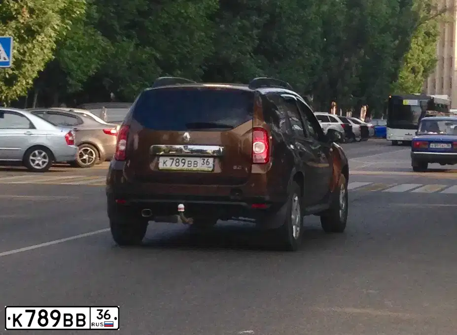 Фото автомобиля ВАЗ 21099, 1994 — госномер К789ВВ36. Цвет: ВАЛЮТА