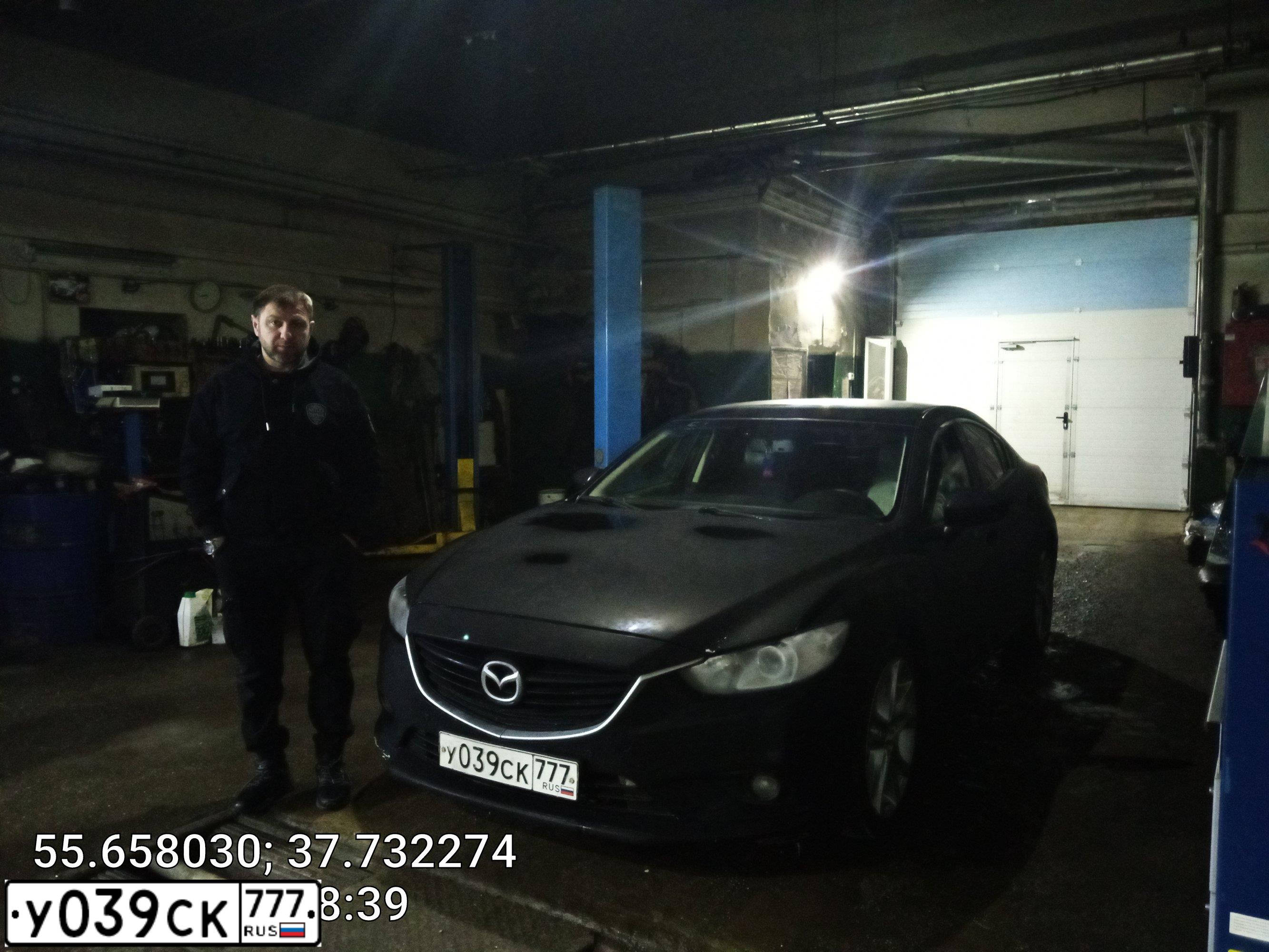Фото автомобиля MAZDA 6, 2013 — госномер Х815ТМ797. Цвет: ЧЕРНЫЙ