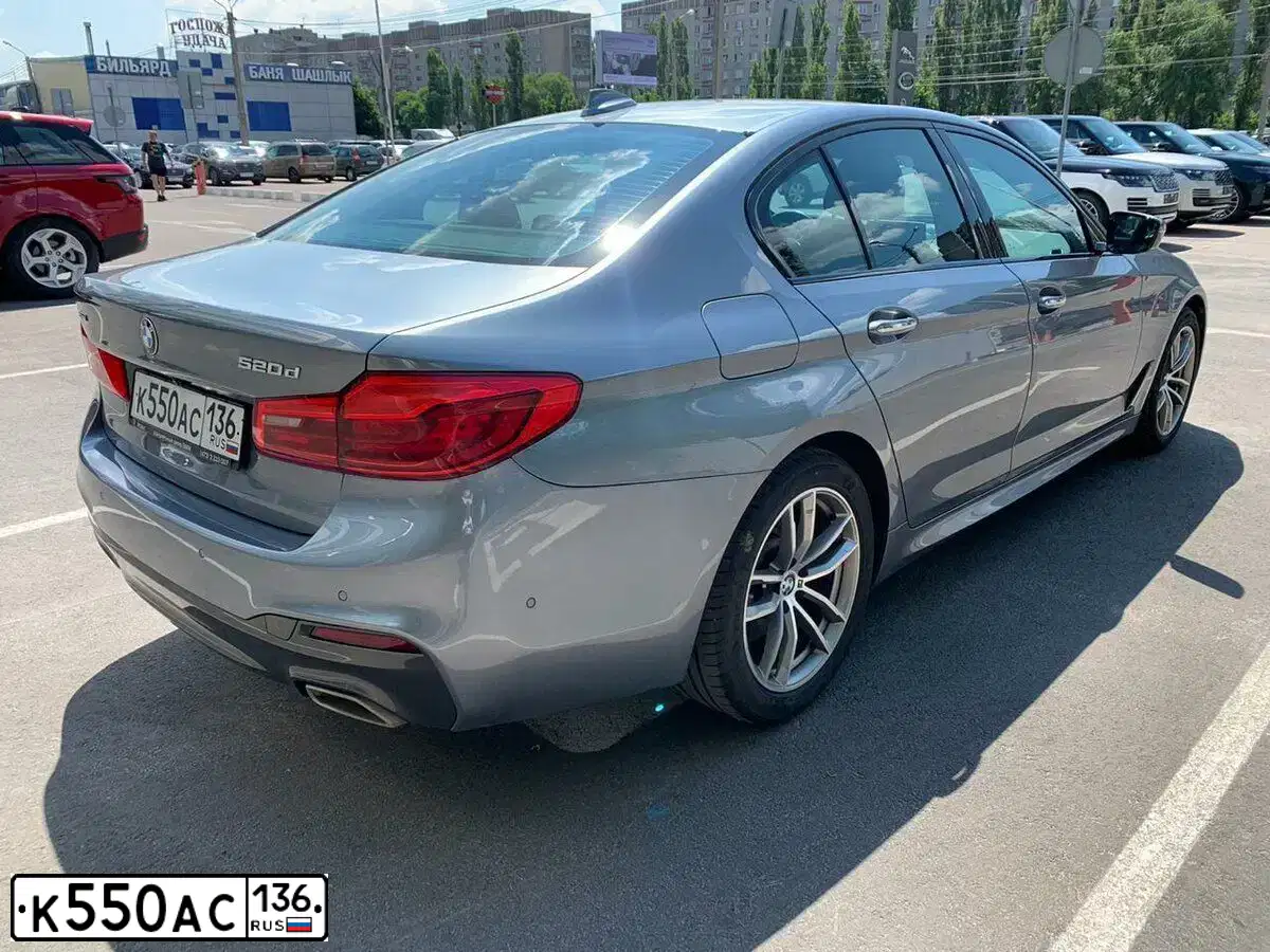 Фото автомобиля BMW 520D, 2017 — госномер Т200УР64