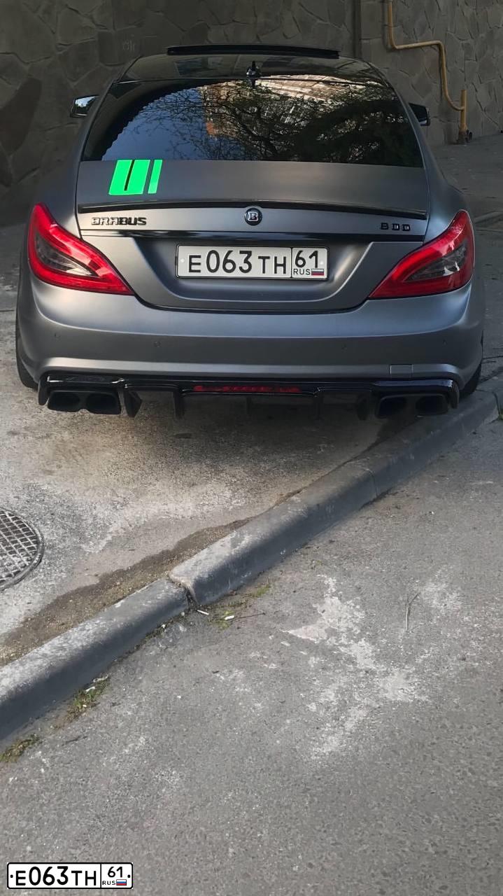 Фото автомобиля MERCEDES CLS-KLASSE, 2011 — госномер Р703НВ761. Цвет: СЕРЫЙ