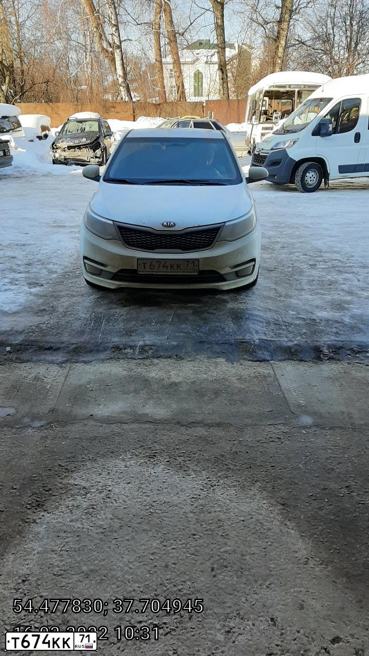 Фото автомобиля KIA RIO, 2015 — госномер О493СР71