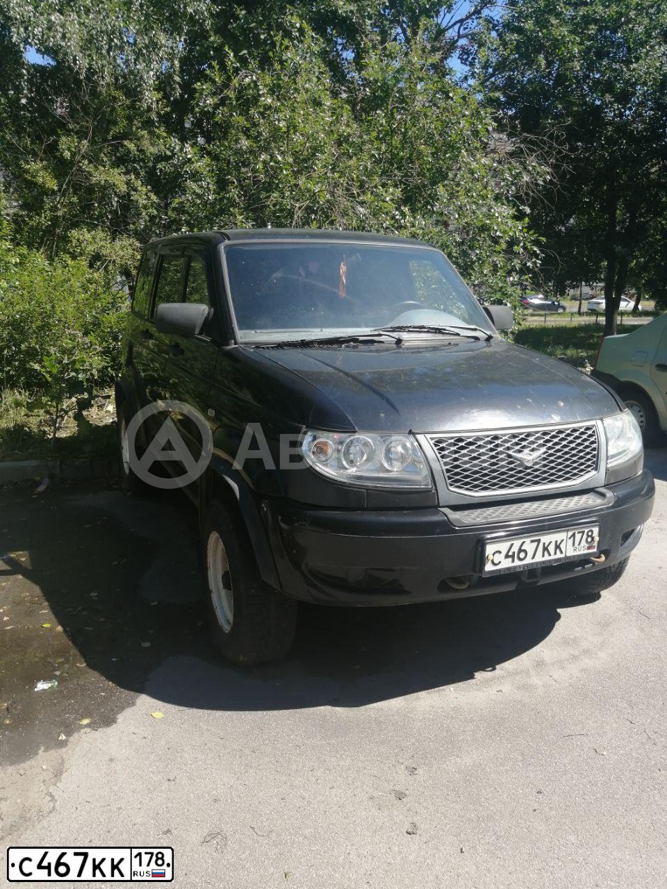 Фото автомобиля UAZ 3163 PATRIOT, 2012 — госномер С467КК178. Цвет: АВАНТЮРИН МЕТАЛЛИК