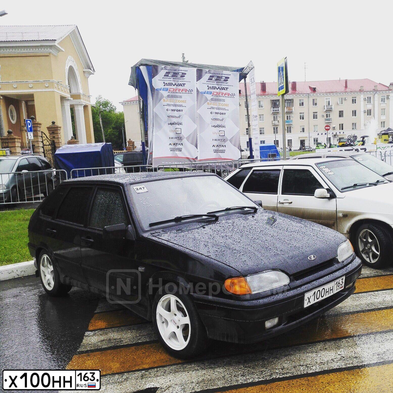 Фото автомобиля LADA 2114 SAMARA, 2012 — госномер А523ОМ763. Цвет: Сине-Черный