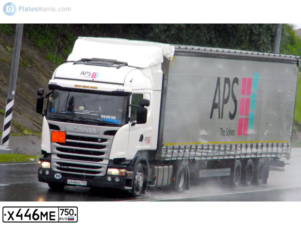 Фото автомобиля SCANIA C, 2015 — госномер Р228НУ18. Цвет: Белый