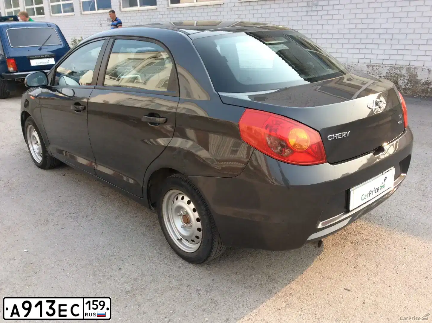 Фото автомобиля CHERY A13, 2012 — госномер Т612АХ159. Цвет: Серебристый