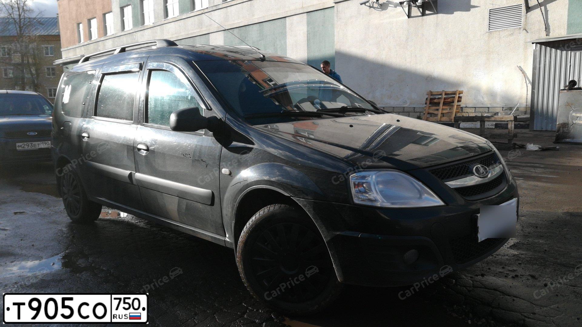 Фото автомобиля LADA LARGUS, 2018 — госномер Т351КХ76. Цвет: ЧЕРНЫЙ