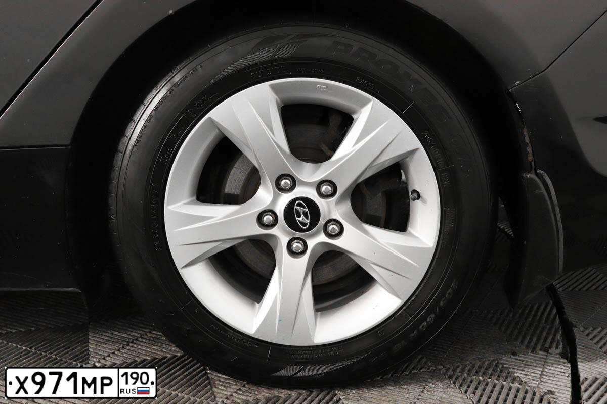 Фото автомобиля HYUNDAI VF (I40), 2013 — госномер С497УН33. Цвет: ЧЕРНЫЙ