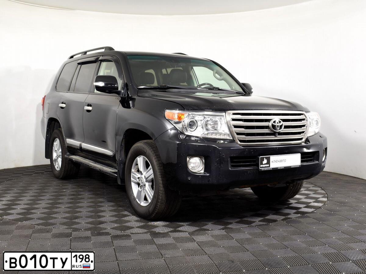 Фото автомобиля TOYOTA LANDCRUISER 200, 2012 — госномер М009СС178. Цвет: ЧЕРНЫЙ