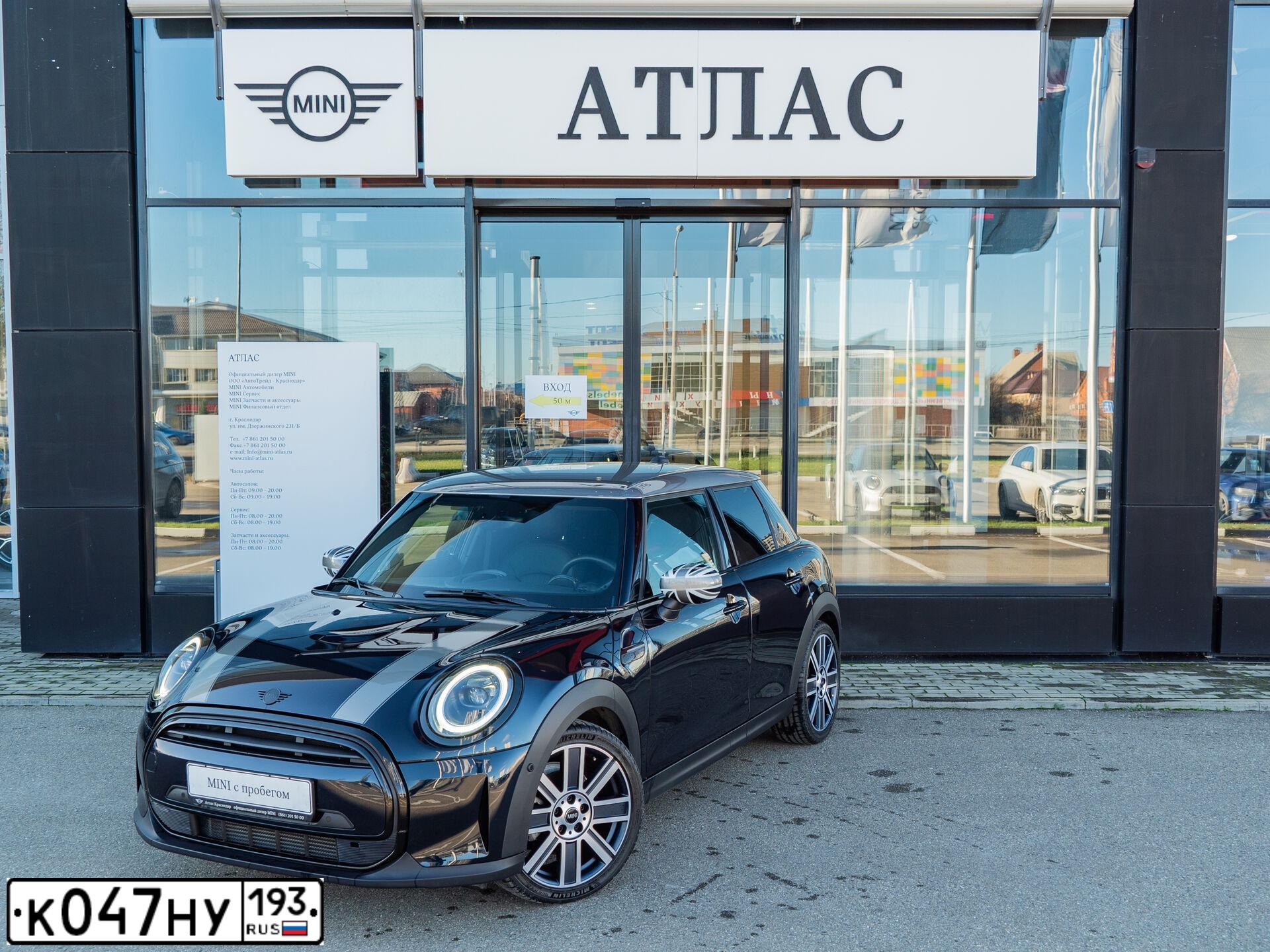 Фото автомобиля MINI COOPER 31DК, 2021 — госномер В581НК193. Цвет: синий