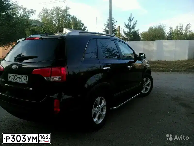 Фото автомобиля KIA SORENTO, 2013 — госномер А639ТХ43. Цвет: ЧЕРНЫЙ
