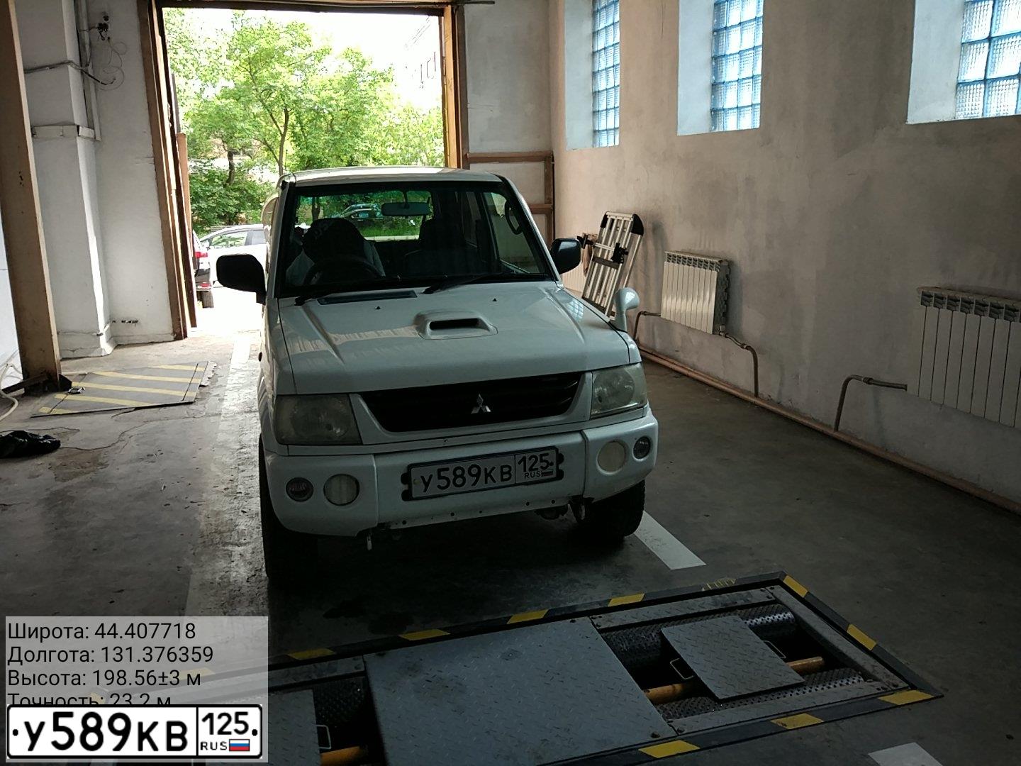 Фото автомобиля MITSUBISHI PAJERO MINI, 2001 — госномер К948ОК763