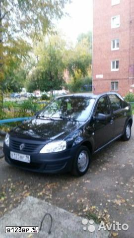 Фото автомобиля RENAULT T LOGAN, 2013 — госномер К132СЕ73. Цвет: ЧЕРНЫЙ