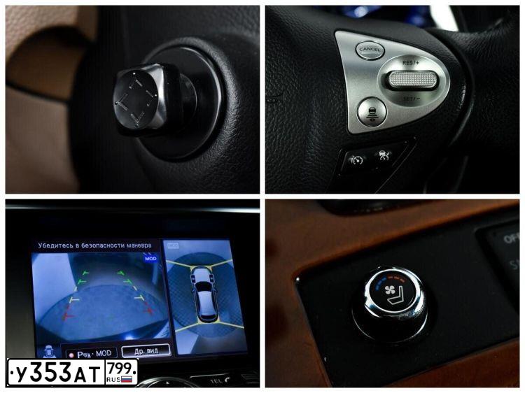 Фото автомобиля INFINITI QX70, 2017 — госномер У448ЕВ977. Цвет: ЧЕРНЫЙ