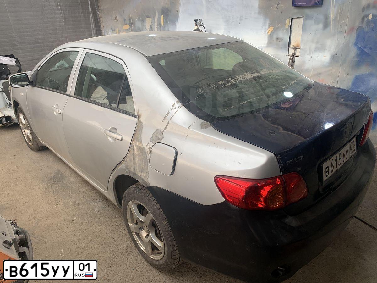Фото автомобиля TOYOTA COROLLA, 2007 — госномер А945РУ193. Цвет: СЕРЕБРИСТЫЙ