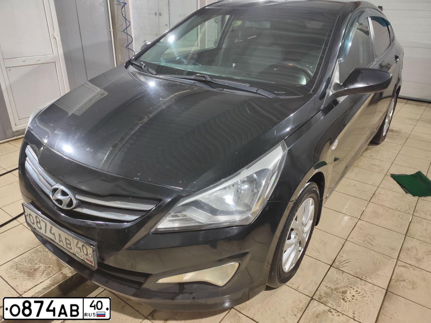 Фото автомобиля HYUNDAI SOLARIS, 2015 — госномер А279ХР92