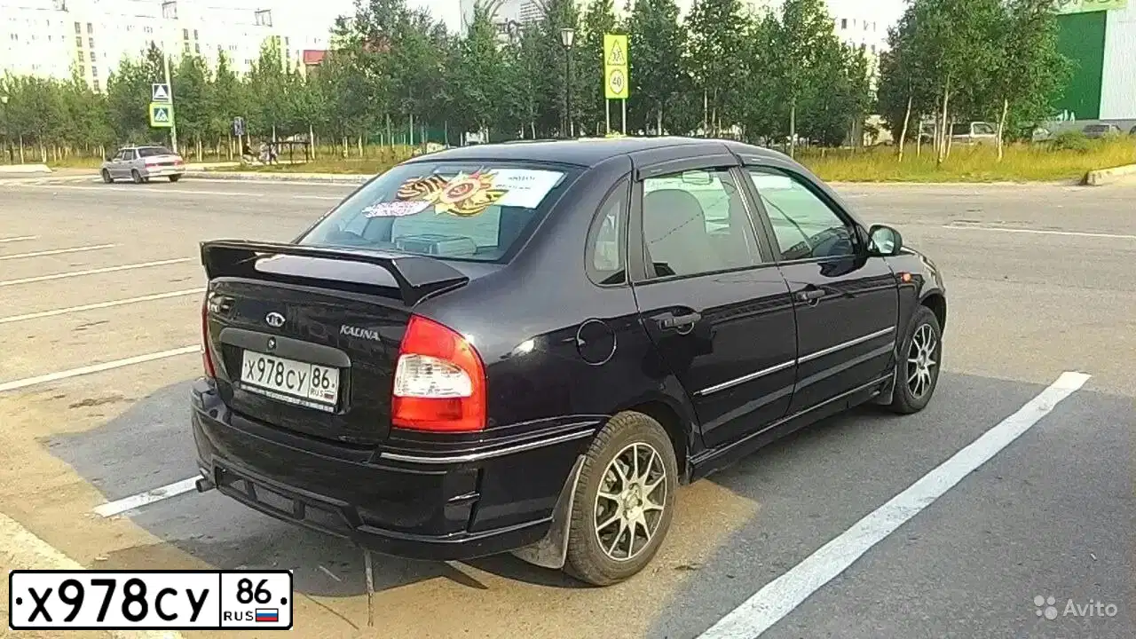 Фото автомобиля LADA 1118 KALINA, 2008 — госномер С258ОР750. Цвет: Темный Сине-Фиолетовый