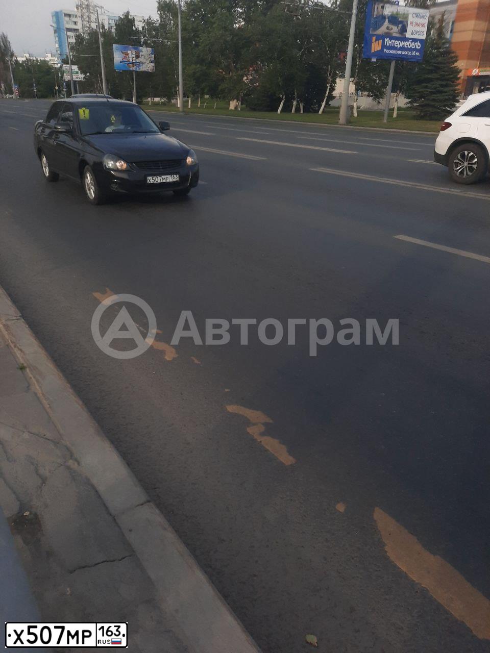 Фото автомобиля LADA PRIORA, 2014 — госномер М379КС186. Цвет: ЧЕРНЫЙ