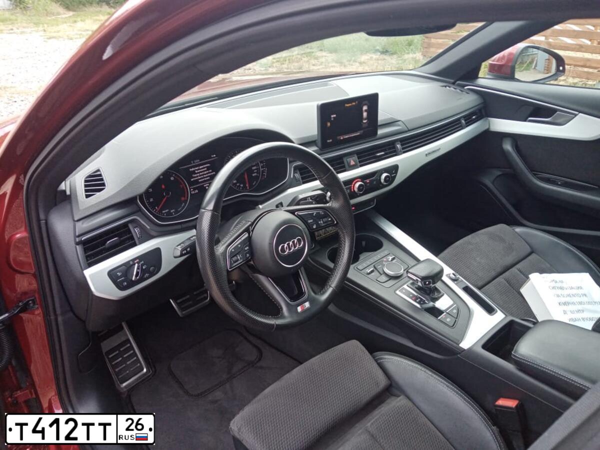 Фото автомобиля AUDI A4, 2013 — госномер Т412ТТ26. Цвет: ЧЕРНЫЙ