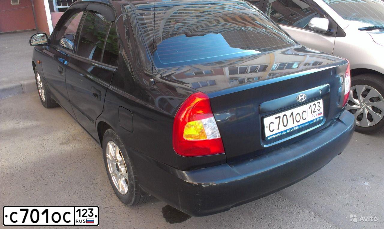 Фото автомобиля TAGAZ ACCENT, 2007 — госномер У111СМ23. Цвет: ЧЕРНЫЙ