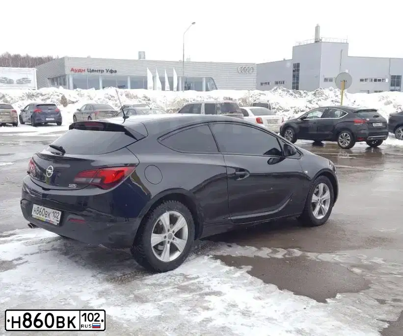 Фото автомобиля OPEL ASTRA, 2011 — госномер Н191МВ716. Цвет: ЧЕРНЫЙ