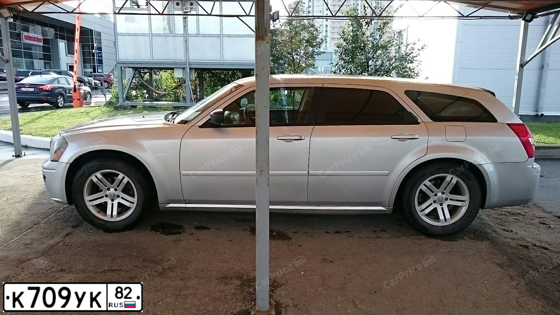 Фото автомобиля DODGE E MAGNUM, 2005 — госномер В394РХ198. Цвет: СЕРЕБРИСТЫЙ