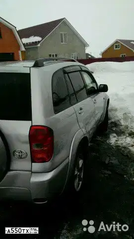 Фото автомобиля TOYOTA RAV4, 2003 — госномер Р024ХС22. Цвет: Серый