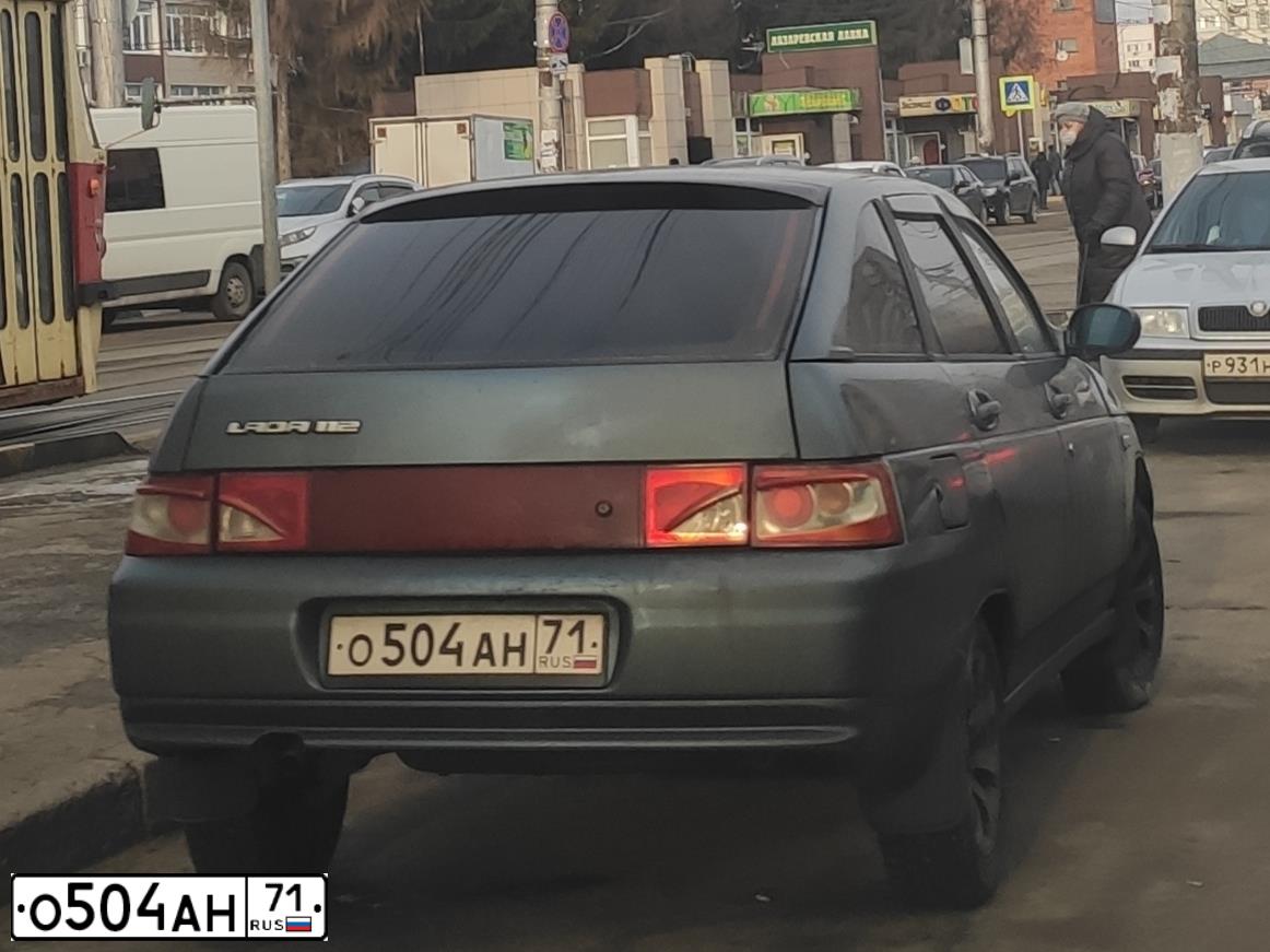 Фото автомобиля LADA 2112, 2001 — госномер У789ТМ71. Цвет: СИНИЙ МЕТАЛЛИК