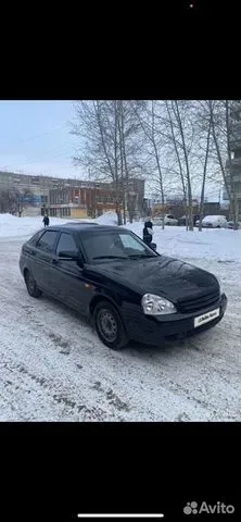 Фото автомобиля VAZ ЛАДА 217230 ЛАДА ПРИОРА, 2011 — госномер Т554КВ96. Цвет: Сине-Черный