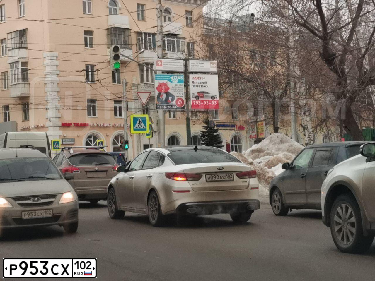 Фото автомобиля LADA LARGUS, 2014 — госномер К585ОУ716. Цвет: СЕРО-БЕЖЕВЫЙ