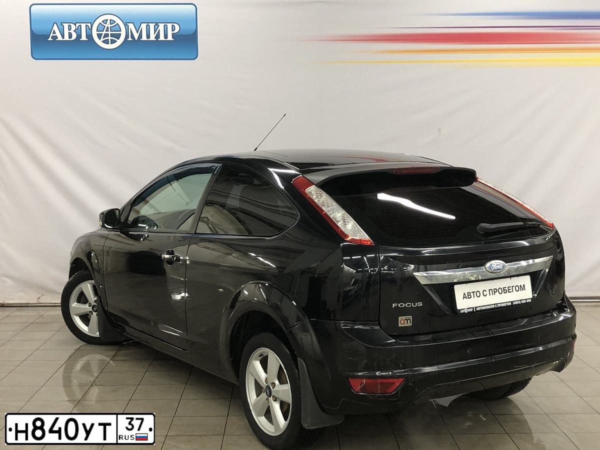 Фото автомобиля FORD FOCUS, 2008 — госномер Х729СР76. Цвет: ЧЕРНЫЙ