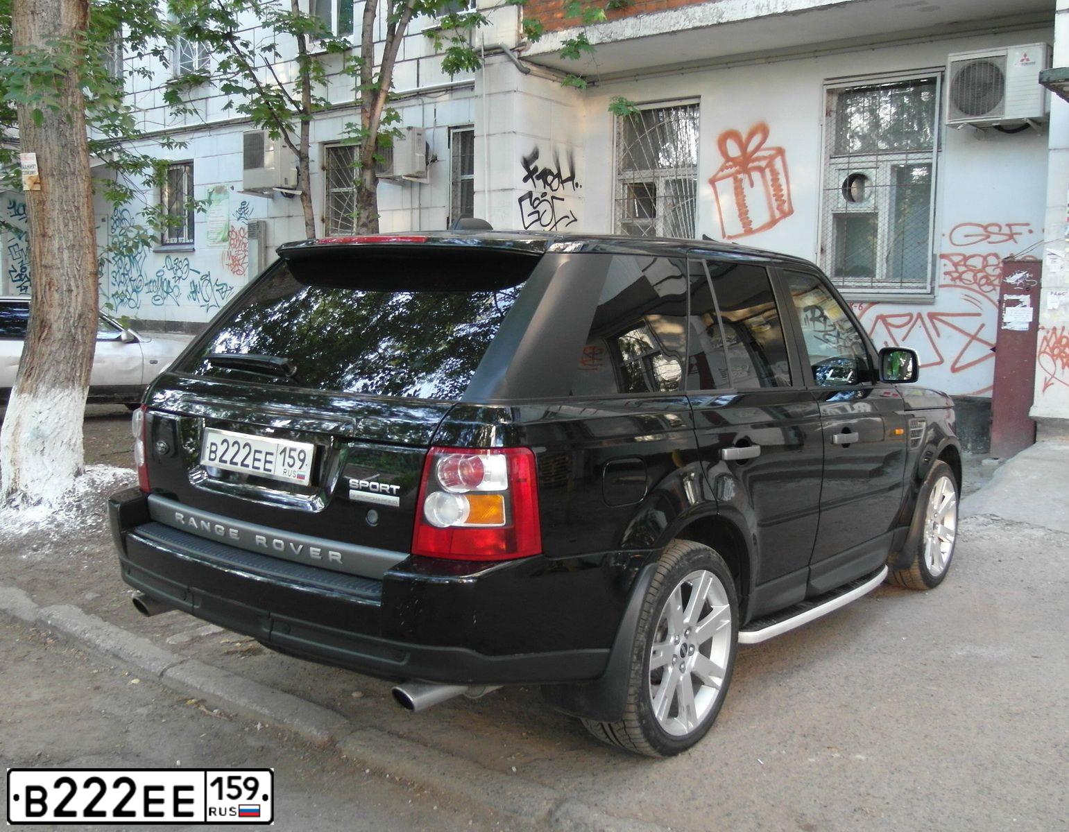 Фото автомобиля LANDROVER RANGE ROVER SPORT, 2007 — госномер В222ЕЕ159