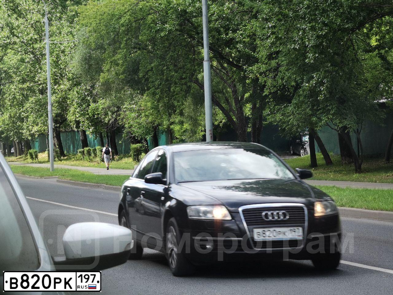 Фото автомобиля AUDI A6, 2007 — госномер А126СА177. Цвет: ЧЕРНЫЙ