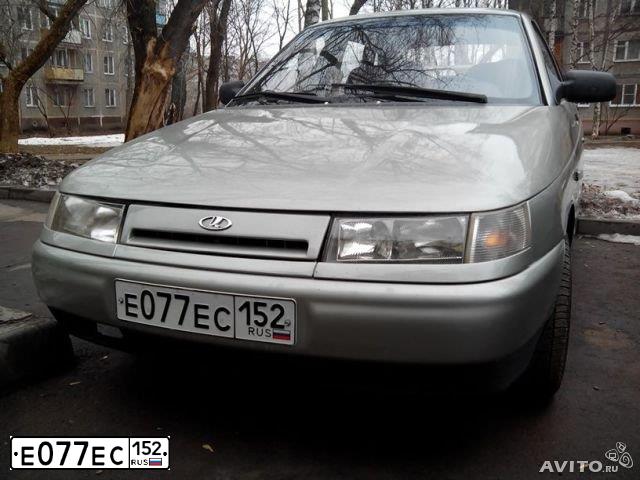 Фото автомобиля LADA 2112, 2001 — госномер Е077ЕС152. Цвет: СВЕТЛО-БЕЖЕВЫЙ
