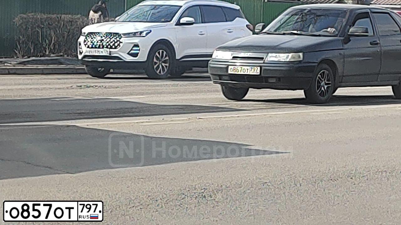 Фото автомобиля HAVAL H6, 2014 — госномер О857ОТ797. Цвет: СЕРЕБРИСТЫЙ