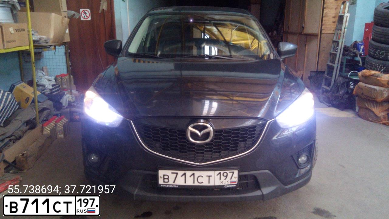 Фото автомобиля MAZDA CX-5, 2012 — госномер В711СТ197. Цвет: ЧЕРНЫЙ