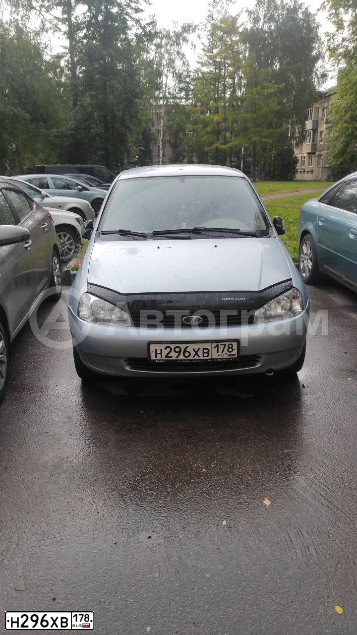 Фото автомобиля LADA 1119 KALINA, 2012 — госномер Н296ХВ178. Цвет: ГОЛУБОЙ