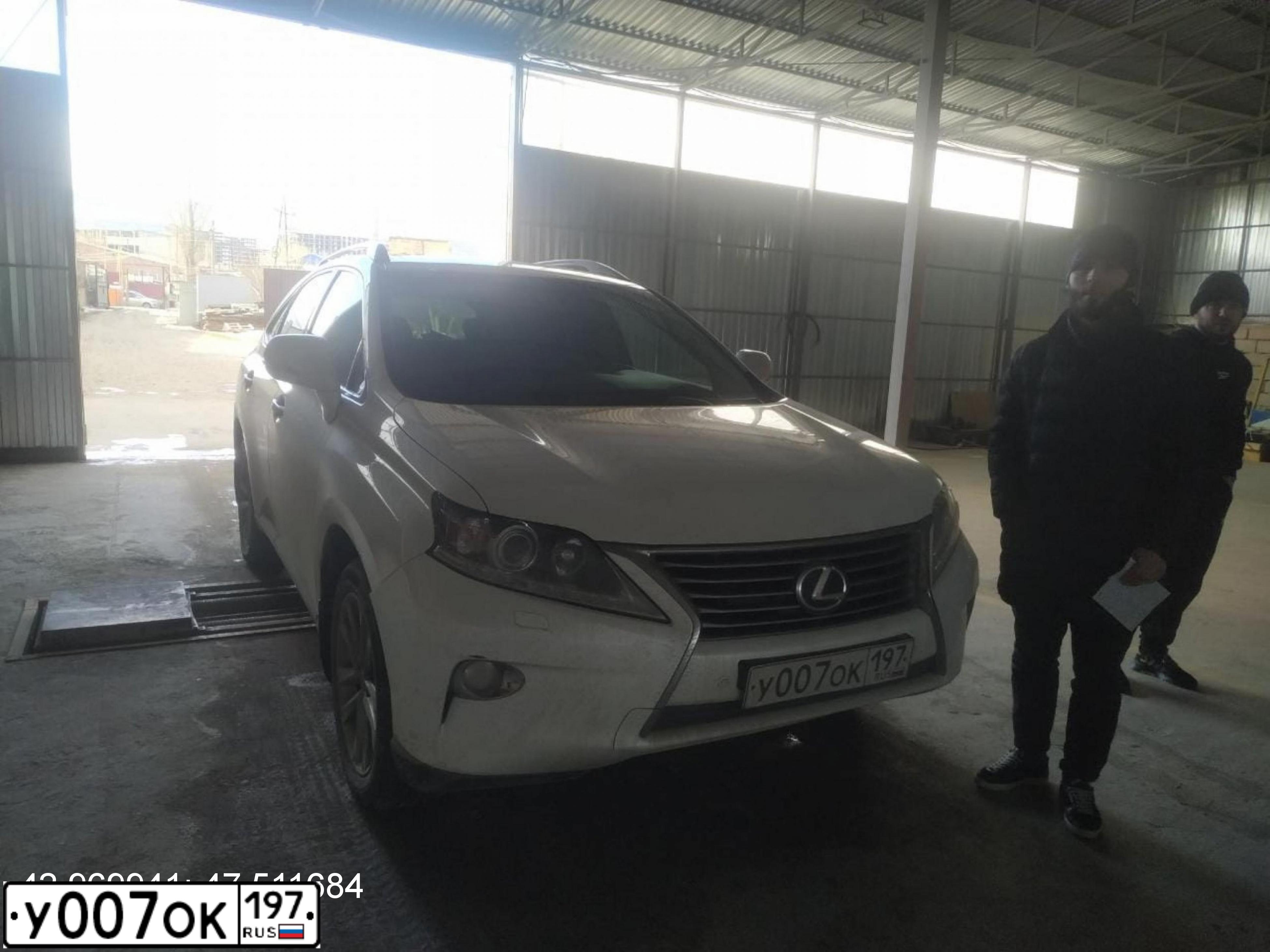 Фото автомобиля LEXUS LX, 2008 — госномер У007ОК197. Цвет: ЧЕРНЫЙ