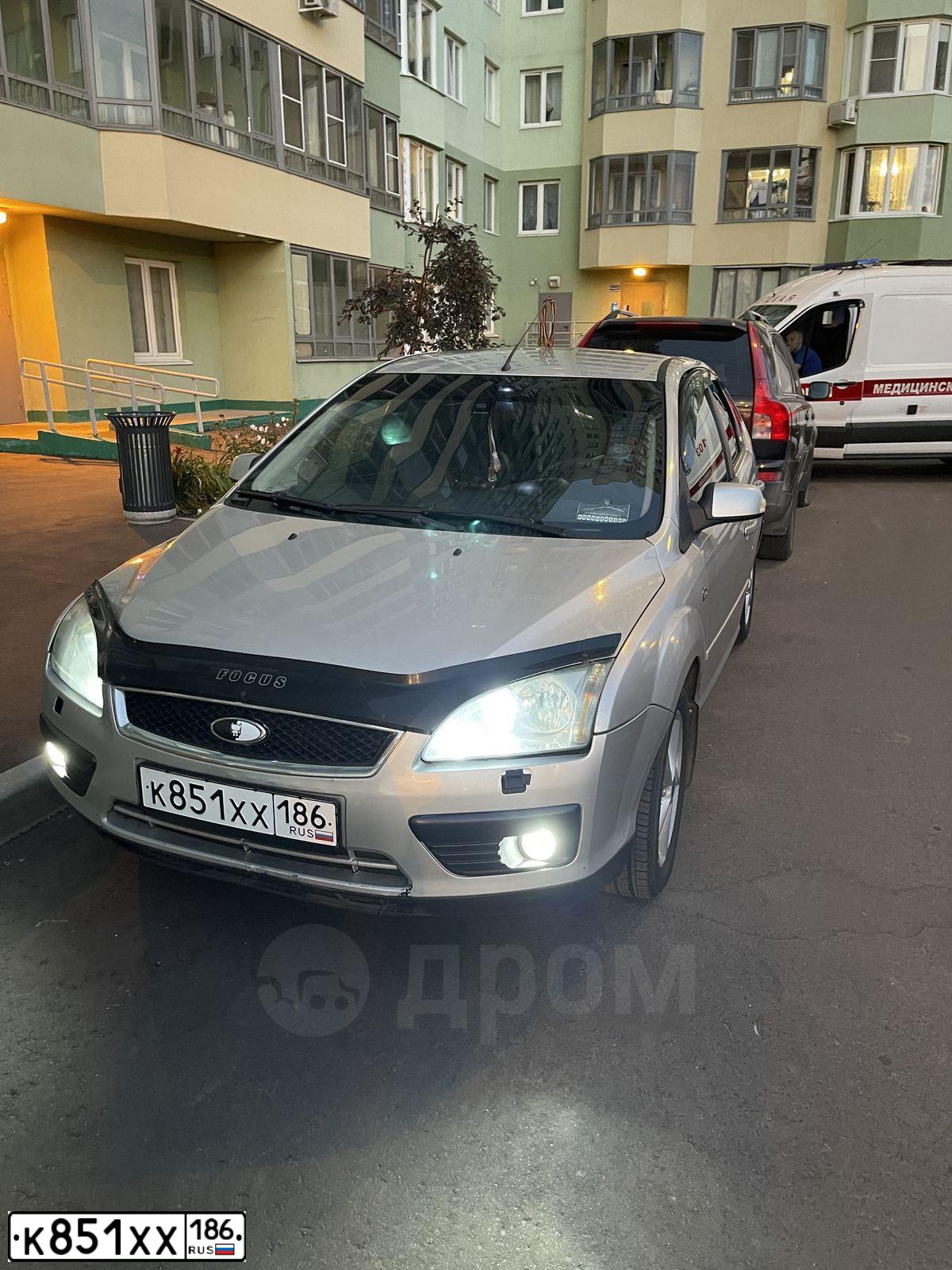 Фото автомобиля FORD FOCUS, 2006 — госномер Н328ВА181. Цвет: Серебристый