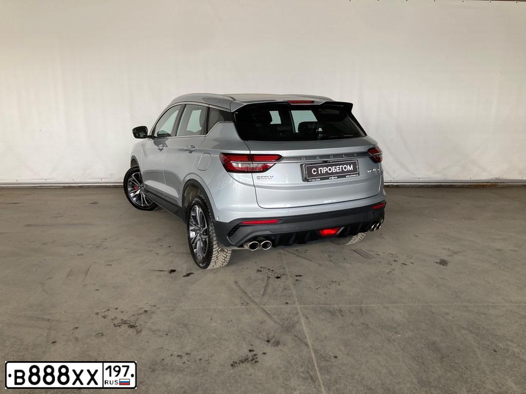 Фото автомобиля GEELY COOLRAY, 2021 — госномер А480КА977. Цвет: СЕРЫЙ