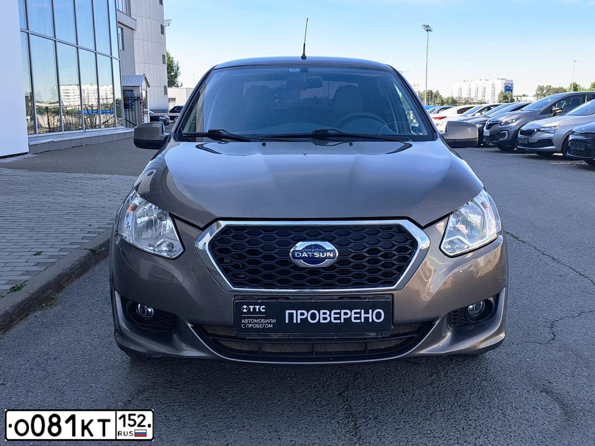 Фото автомобиля DATSUN ON-DO, 2016 — госномер Т071ОМ152. Цвет: Серый