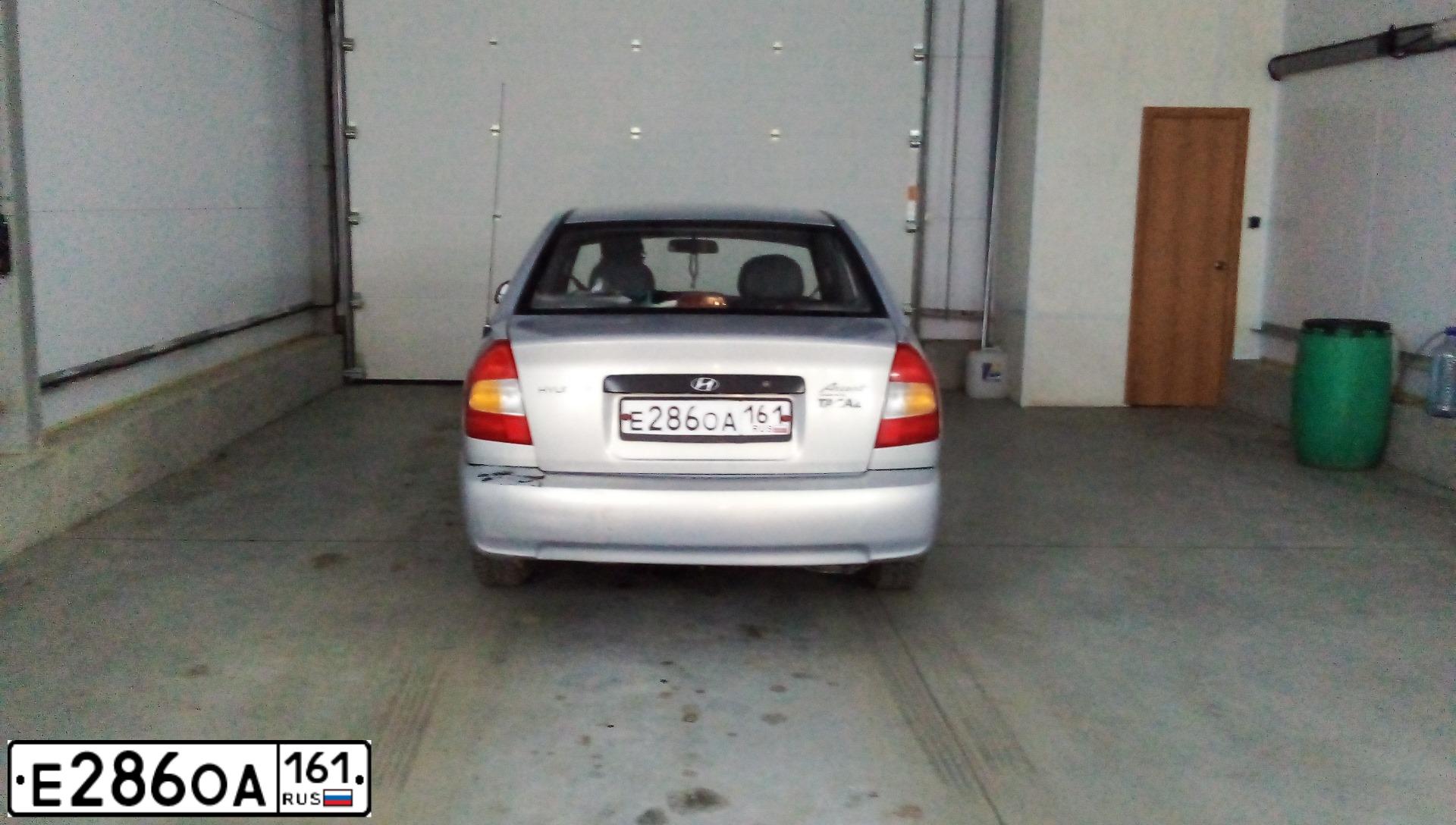 Фото автомобиля TAGAZ ACCENT, 2011 — госномер Е286ОА161. Цвет: СЕРЕБРИСТЫЙ