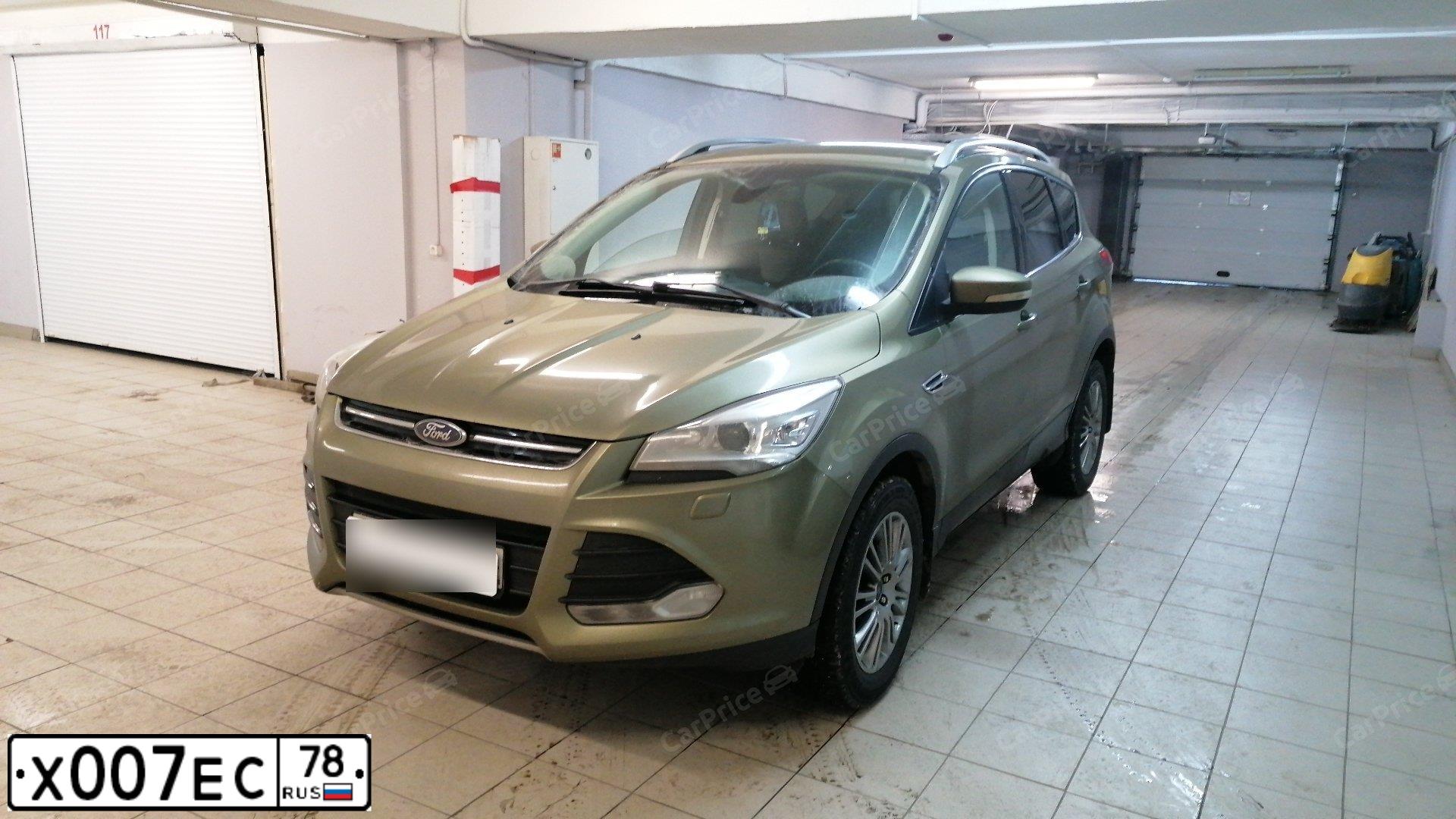 Фото автомобиля FORD KUGA, 2013 — госномер Х007ЕС78. Цвет: СЕРО-ЗЕЛЕНЫЙ