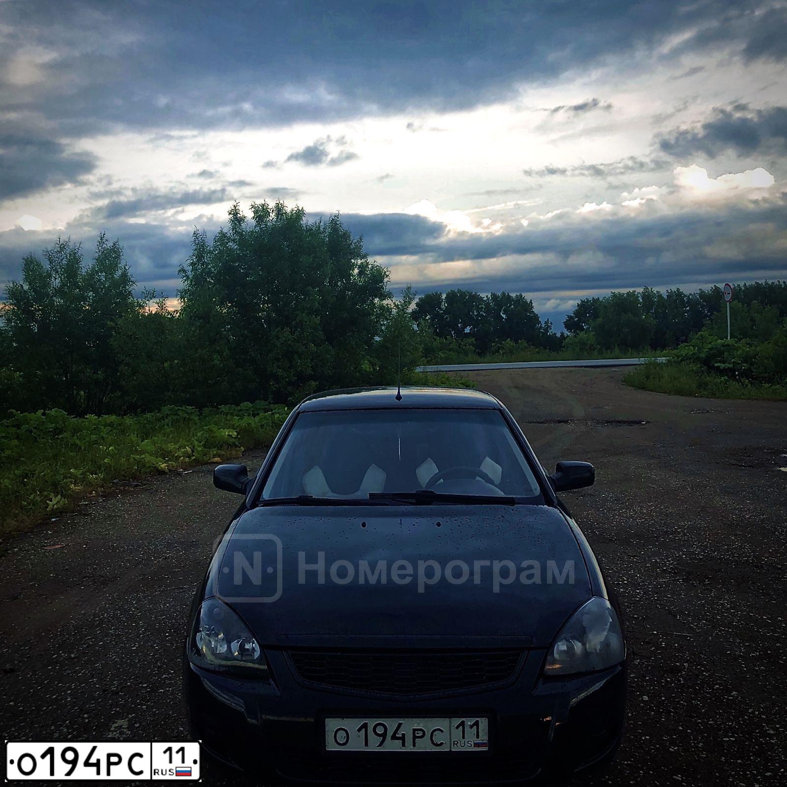 Фото автомобиля LADA PRIORA, 2009 — госномер М195ОН35. Цвет: СИНЕ-ЧЕРНЫЙ