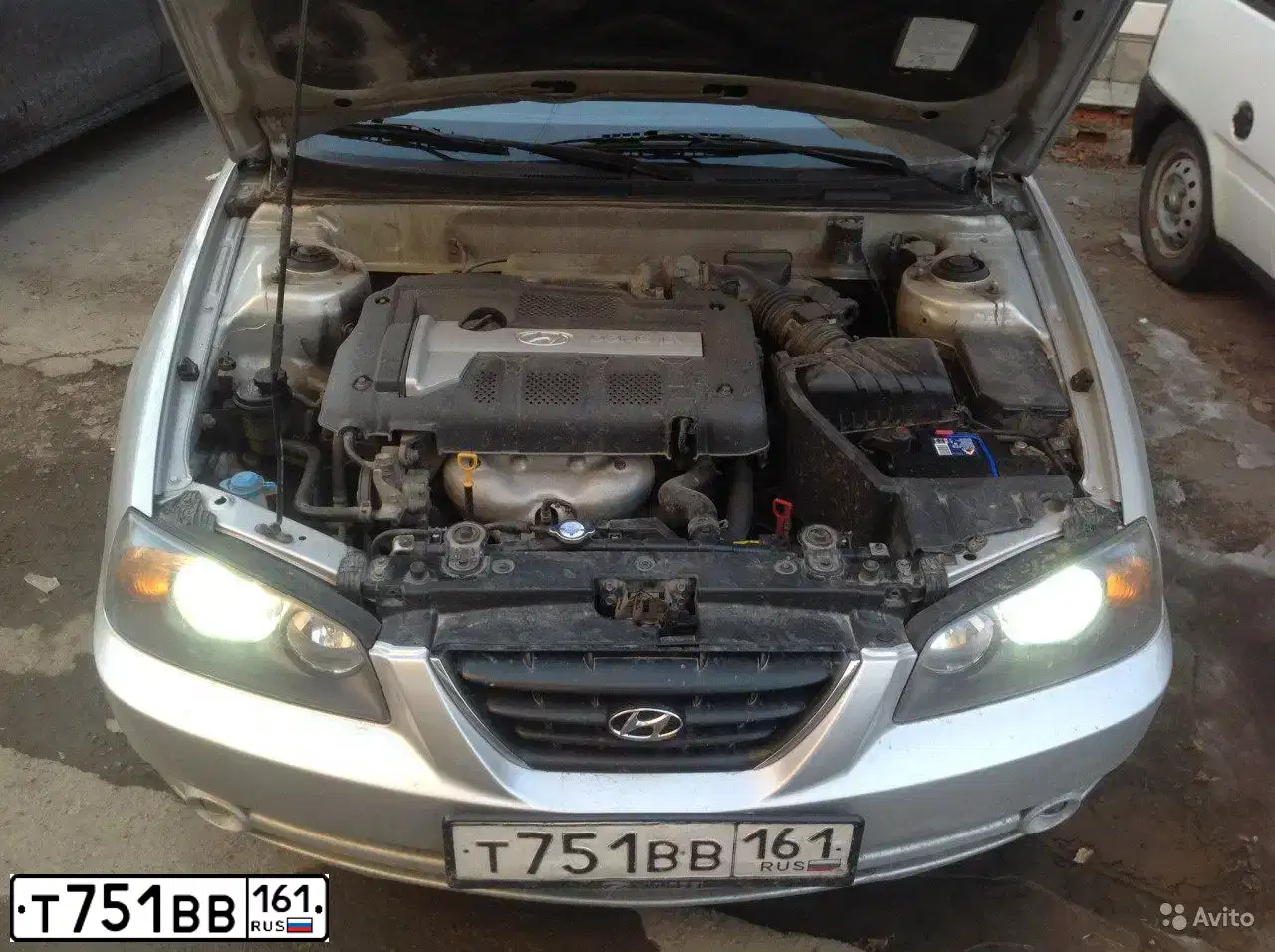 Фото автомобиля HYUNDAI ELANTRA, 2005 — госномер Е307СН08