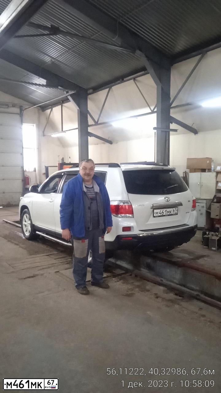 Фото автомобиля TOYOTA HIGHLANDER, 2012 — госномер В027РХ92