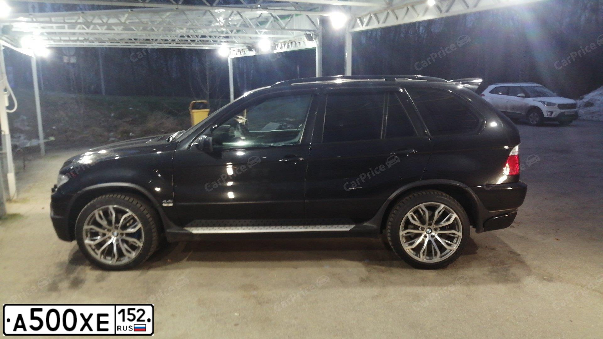 Фото автомобиля BMW X5, 2004 — госномер А732УР152. Цвет: СЕРЫЙ