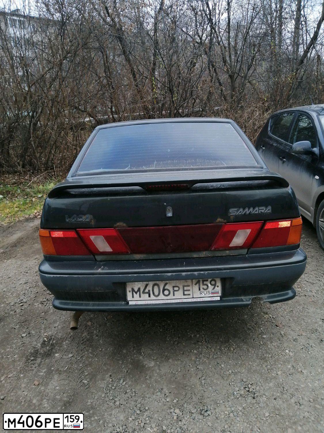 Фото автомобиля LADA 2115 SAMARA, 2006 — госномер М406РЕ159. Цвет: ЗОЛОТИСТЫЙ ТЕМНО-ЗЕЛЕНЫЙ