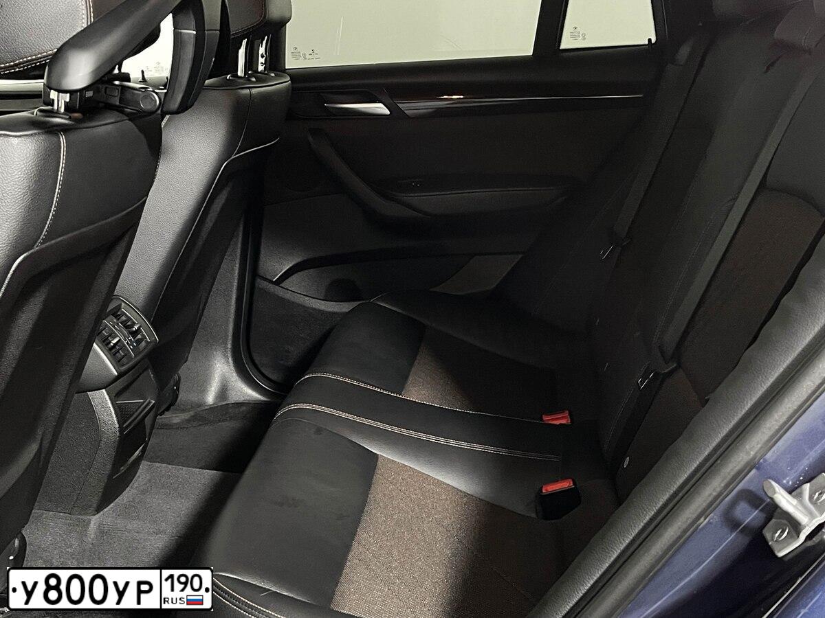 Фото автомобиля BMW X4, 2018 — госномер В356ОН51. Цвет: синий