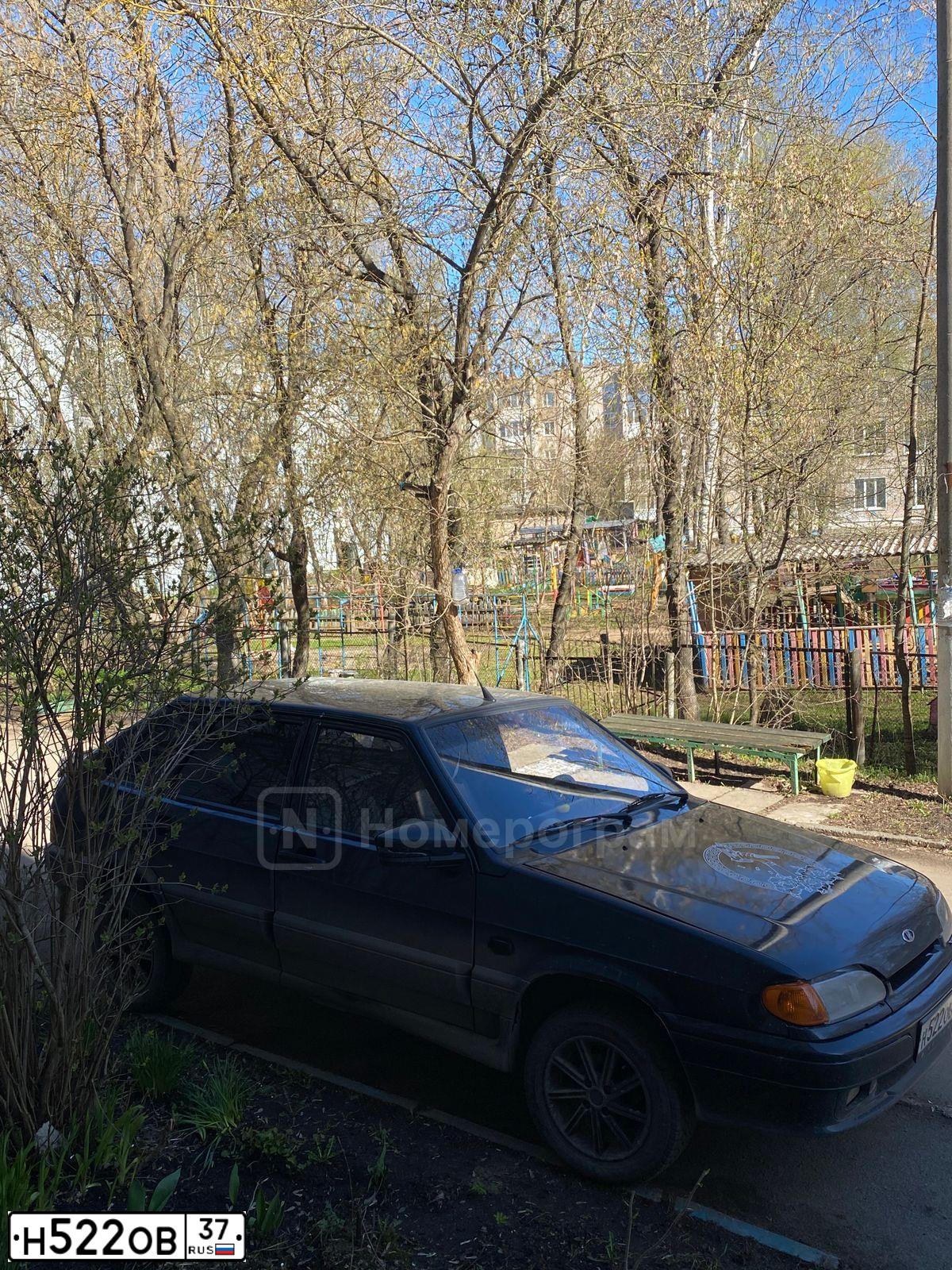 Фото автомобиля VAZ ВАЗ 21140, 2006 — госномер Н522ОВ37. Цвет: ЧЕРНЫЙ